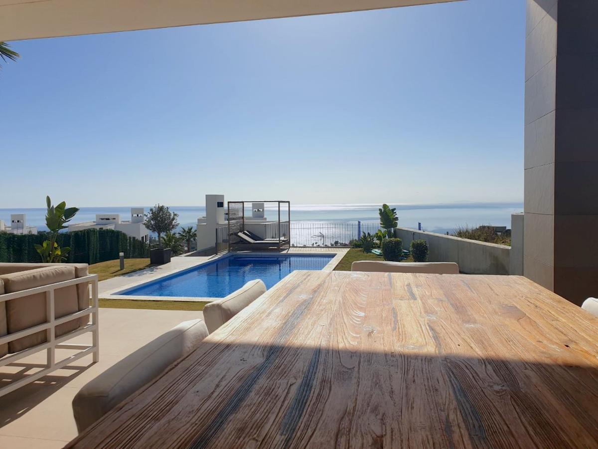 2260-Luxury Villa With Private Pool And Seaview Manilva Exterior foto